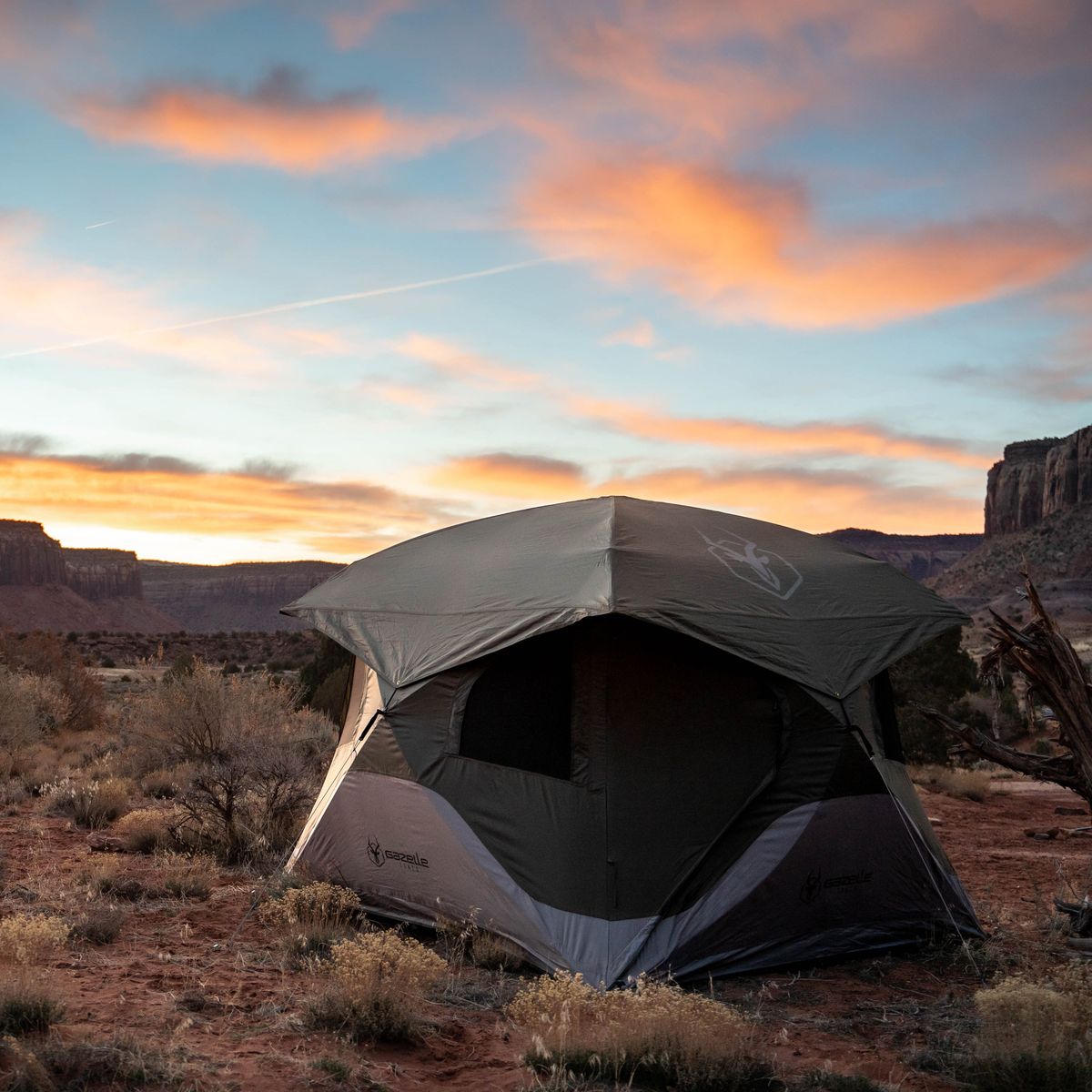 Gazelle T4 Hub tent in Alpine Green